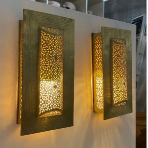 Lámpara de pared rectangular