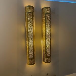 Lampara de pared ovalada