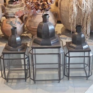 Lámparas artesanales de cristal